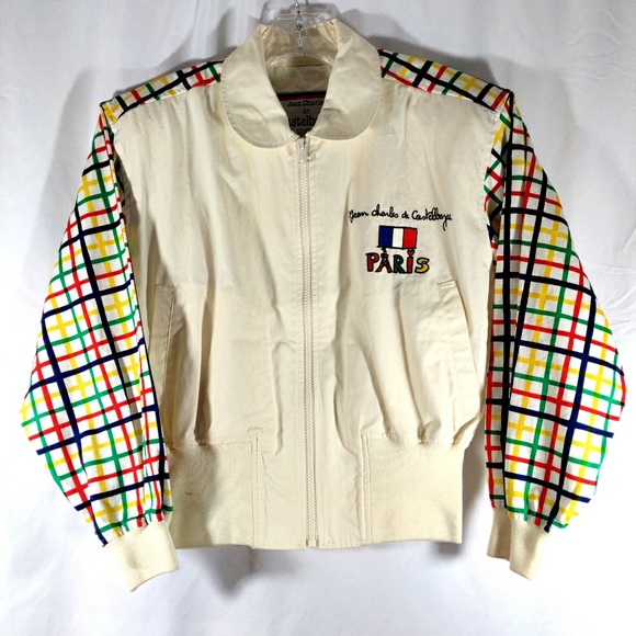Vtg Jean Charles de Castelbajac Zip Up Jacket S - Picture 1 of 6